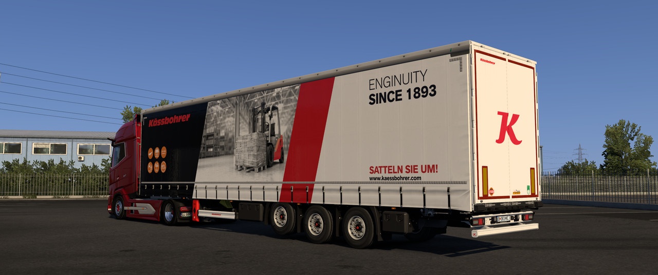 МОД Kässbohrer K.SCD Mega Trailer v1.60 ДЛЯ EURO TRUCK SIMULATOR 2