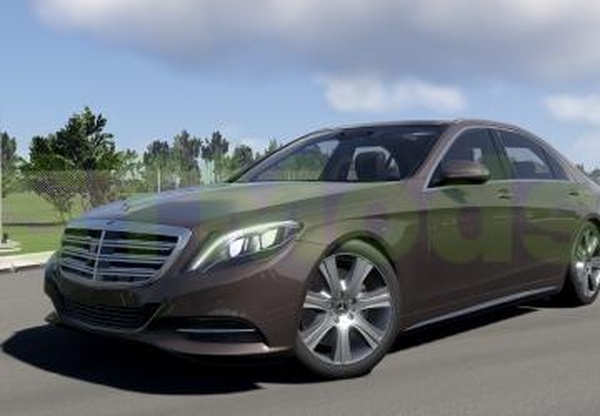 Мод Mercedes-Benz S-Class (W222) версия 1.0 Fix для BeamNG.drive (v0.39.x)