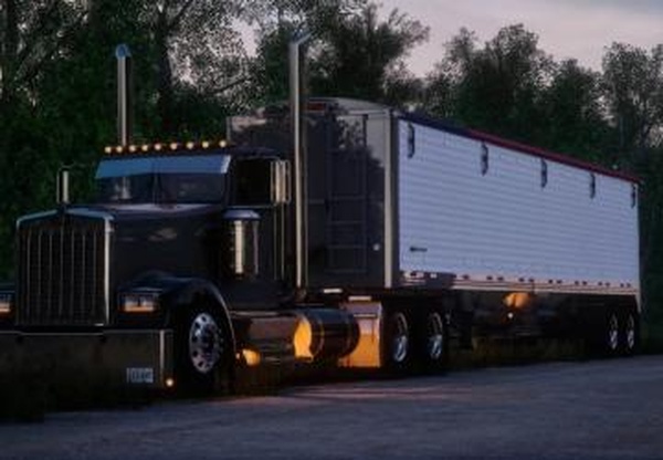 Мод Timpte Hopper Bottom версия 1.1 для American Truck Simulator (v1.60.x)