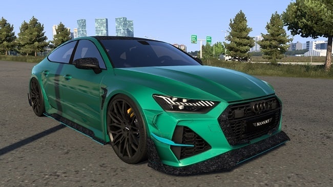 МОД Audi RS 7 P780 Mansory 2025 v1.3 ДЛЯ EURO TRUCK SIMULATOR 2