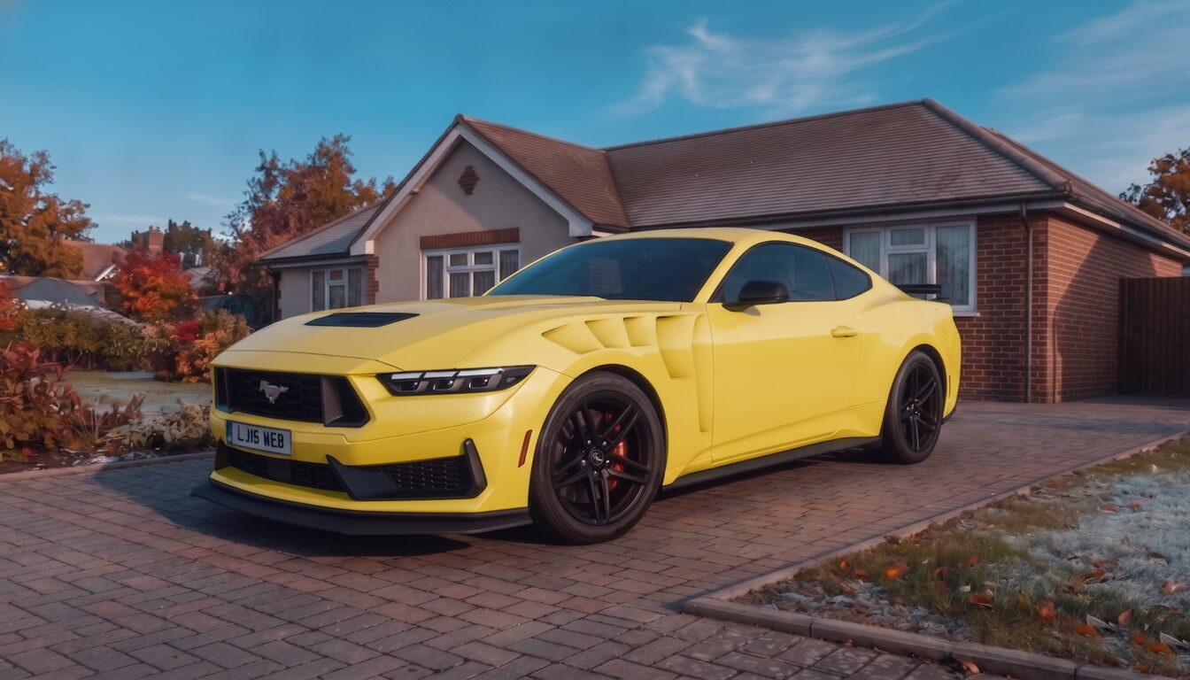 МОД Ford Mustang 2025 v1.3.1 ДЛЯ EURO TRUCK SIMULATOR 2