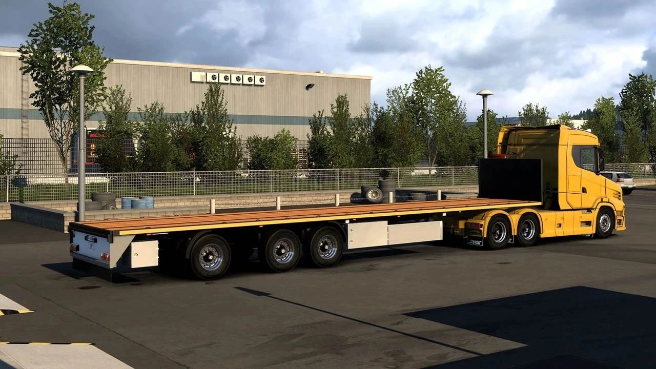 МОД European Trailer Pack v3.2.1 ДЛЯ EURO TRUCK SIMULATOR 2