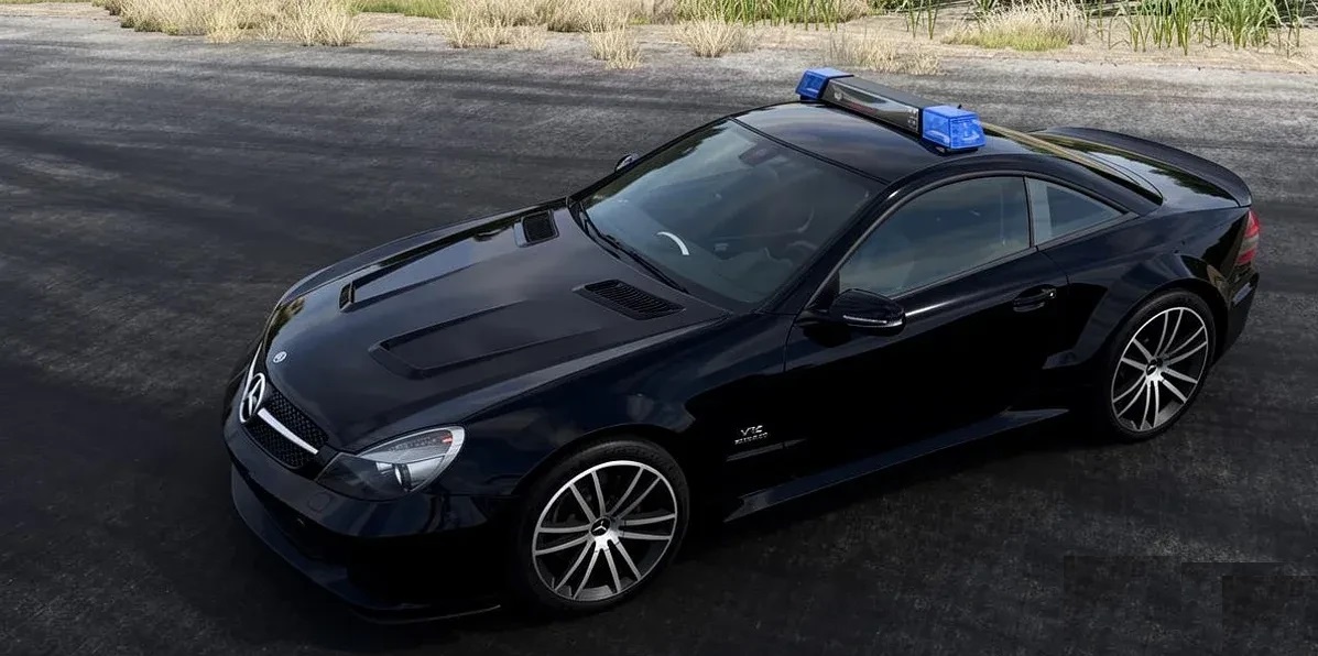 Мод Mercedes-Benz SL65 AMG Black Series New v2.2 (0.39.x) ДЛЯ BEAMNG.DRIVE