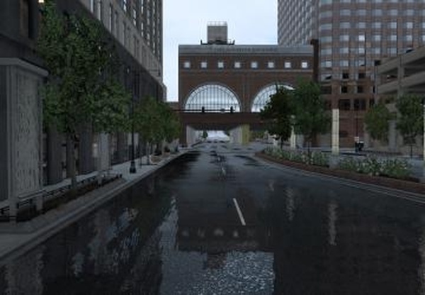 Мод Realistic Rain Reflections S версия 1.3 для Euro Truck Simulator 2 (v1.60.x)