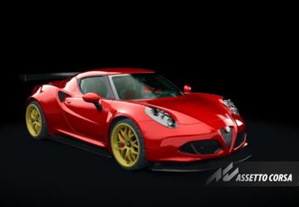 Мод Alfa Romeo 4C ITALIA версия 1.0 для Assetto Corsa