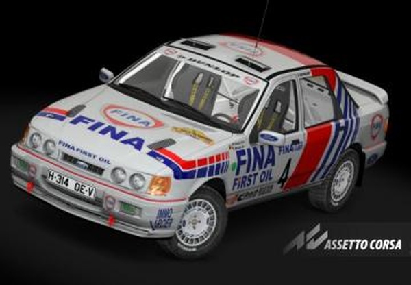 Мод Gr A8 Ford Sierra Cosworth 4x4 GRAVEL версия AlexToR для Assetto Corsa