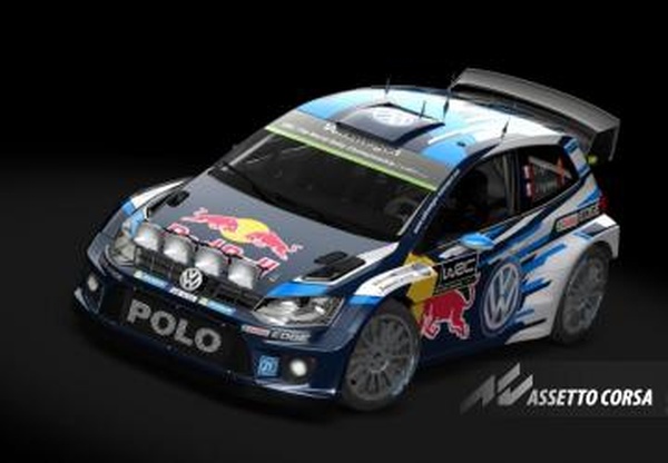 Мод WRC 2015 Volkswagen Polo Tarmac версия Asfalto для Assetto Corsa