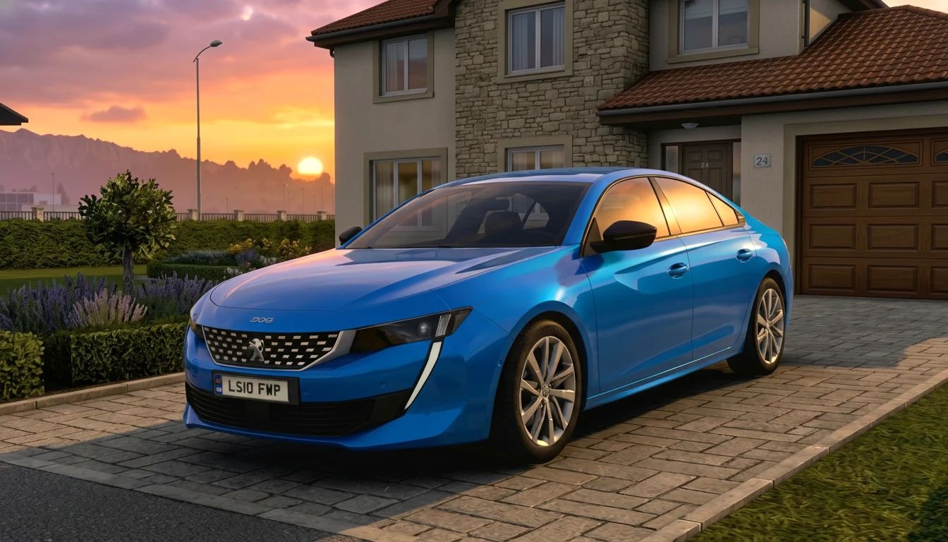 МОД Peugeot 508 GT 2022 v2.1 fixed ДЛЯ EURO TRUCK SIMULATOR 2