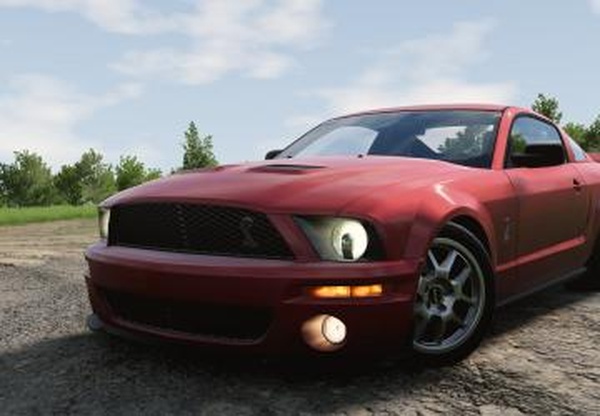 Мод Ford Mustang Shelby GT500 версия 1.2 для BeamNG.drive (v0.39.x)