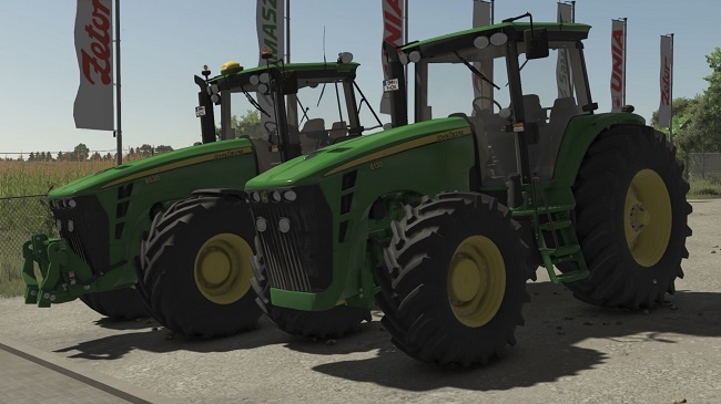 МОД John Deere 8030 Series v1.0.0.1 (1.21.x) ДЛЯ FARMING SIMULATOR 2025