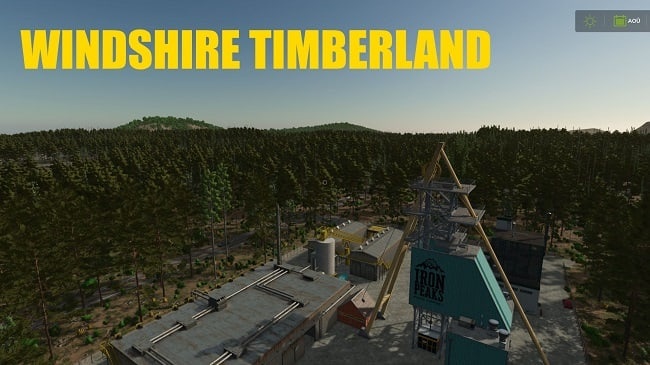 МОД Карта Windshire Timberland v1.0.0.0 (1.21.x) ДЛЯ FARMING SIMULATOR 2025