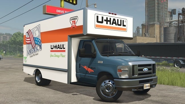 МОД Ford F450 Cargo Truck 2016 v1.0.0.0 (1.21.x) ДЛЯ FARMING SIMULATOR 2025