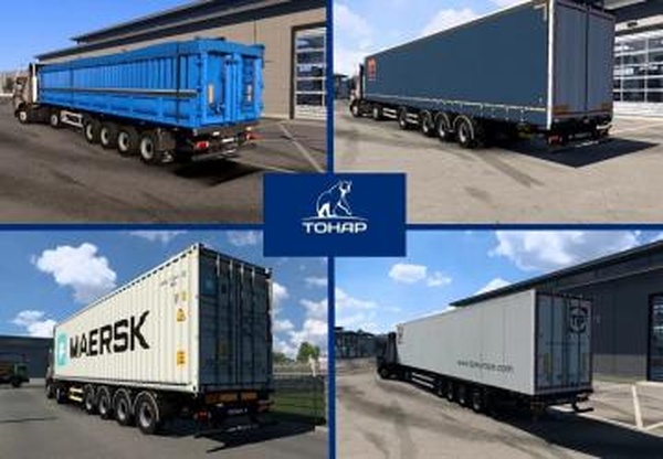 Мод Tonar Pack версия 1.2 для Euro Truck Simulator 2 (v1.60.x)
