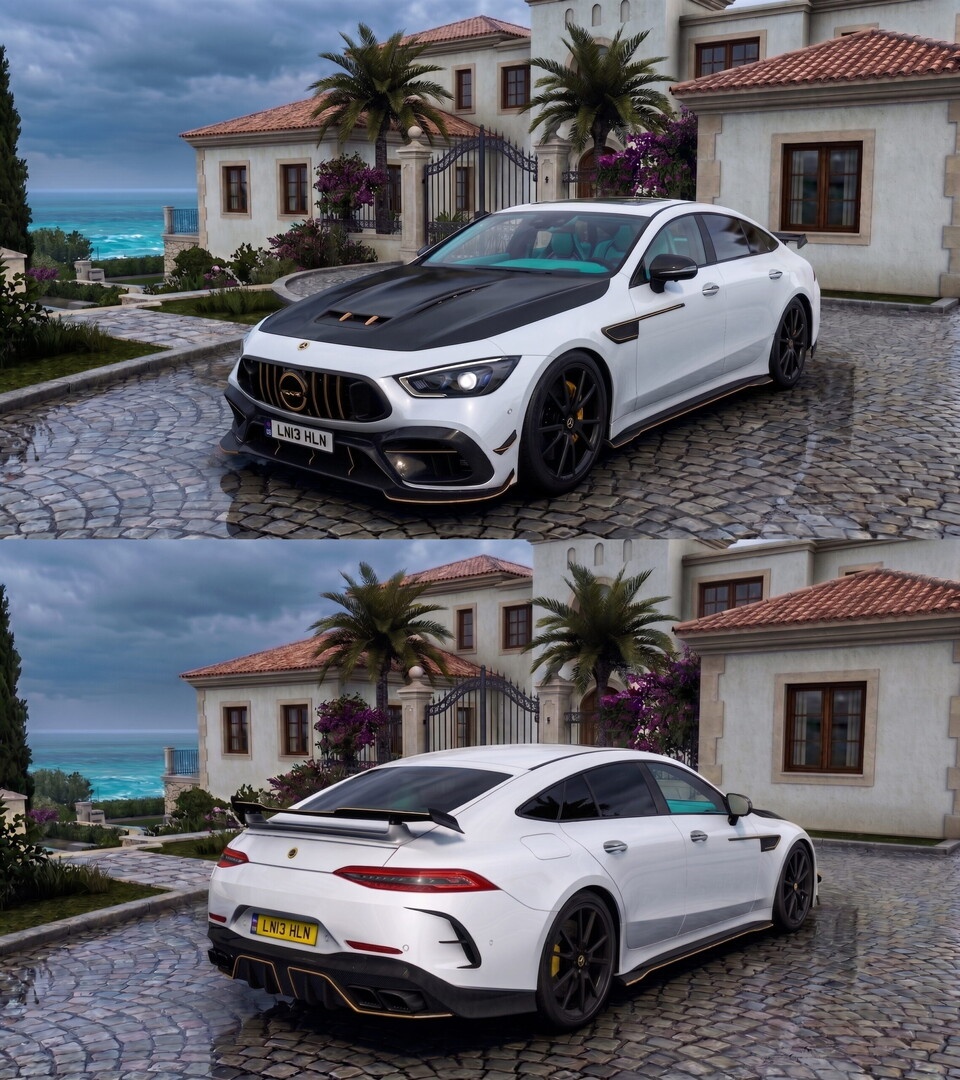 МОД Mercedes-AMG GT 63 S E Mansory v1.1 ДЛЯ EURO TRUCK SIMULATOR 2
