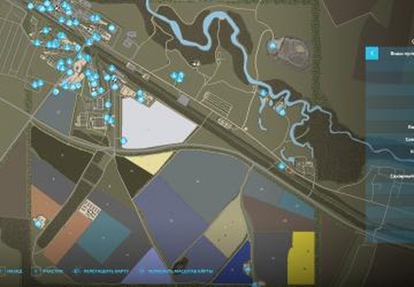 Карта «Новосергиевка» версия 1.0.0.0 для Farming Simulator 2022 (v1.14.x)