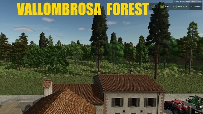 МОД Карта Vallombrosa Forest v1.0.0.0 (1.21.x) ДЛЯ FARMING SIMULATOR 2025