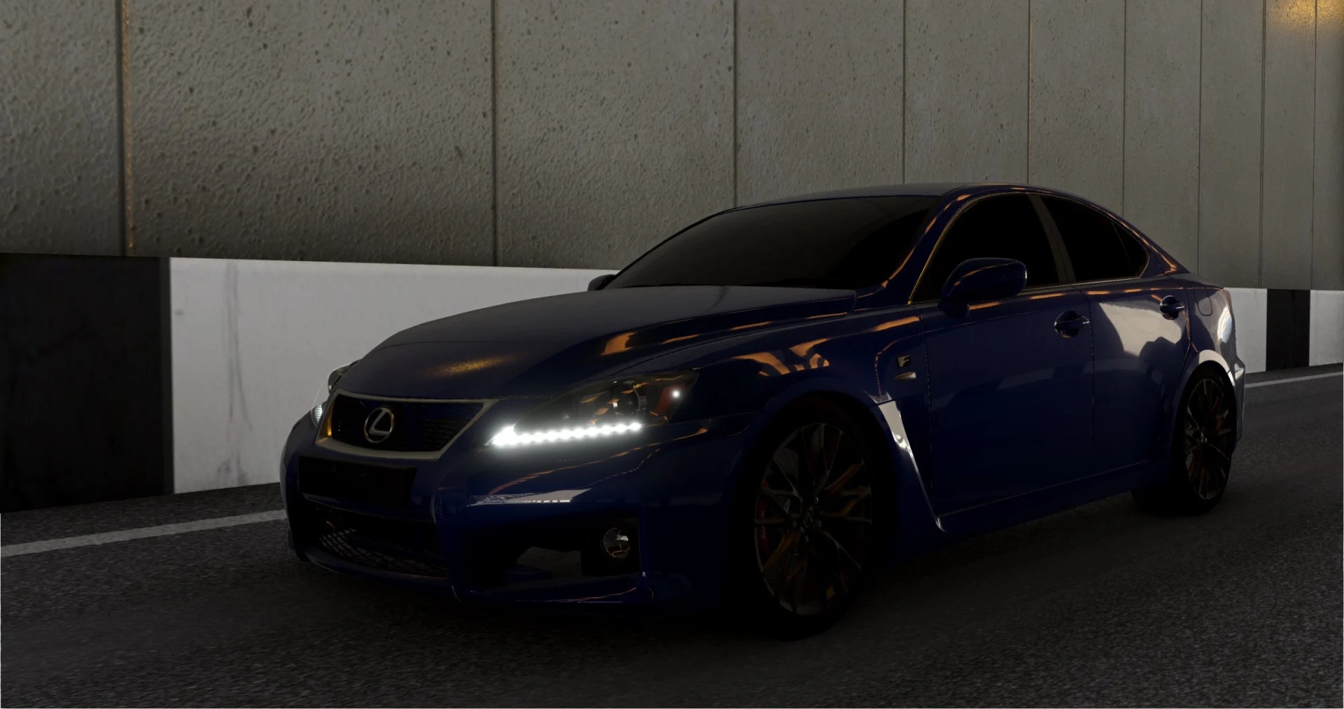 МОД Lexus IS F v1.0 Fix (0.39.x) ДЛЯ BEAMNG.DRIVE