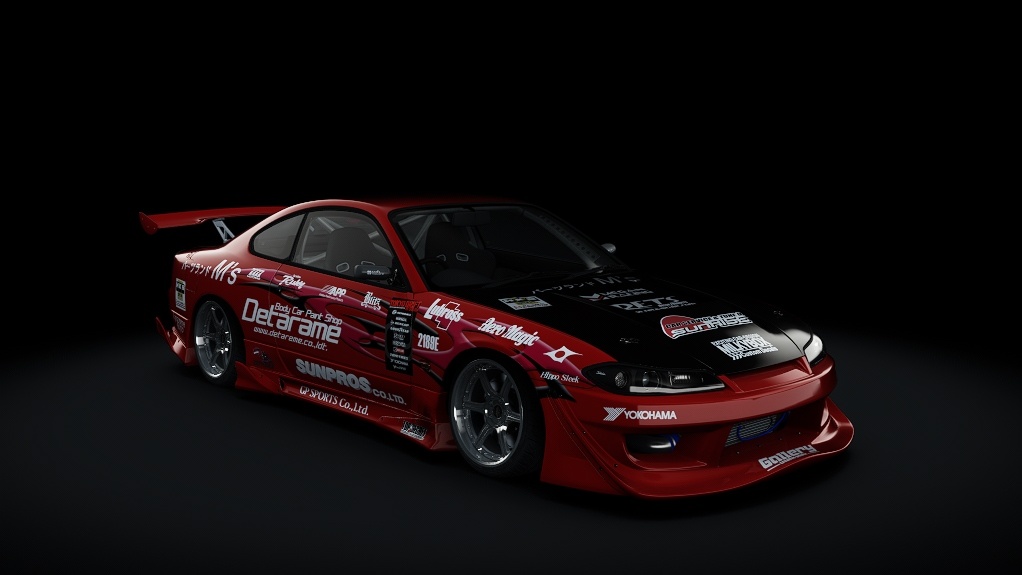 Мод Nissan Silvia Spec-R (S15)GP Sports v1.0.1 для Assetto Corsa