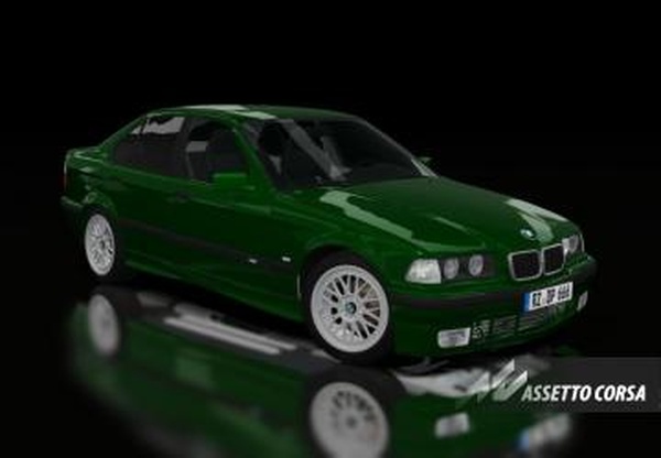 Мод BMW E36 325i Sedan Stock версия 1.0 для Assetto Corsa