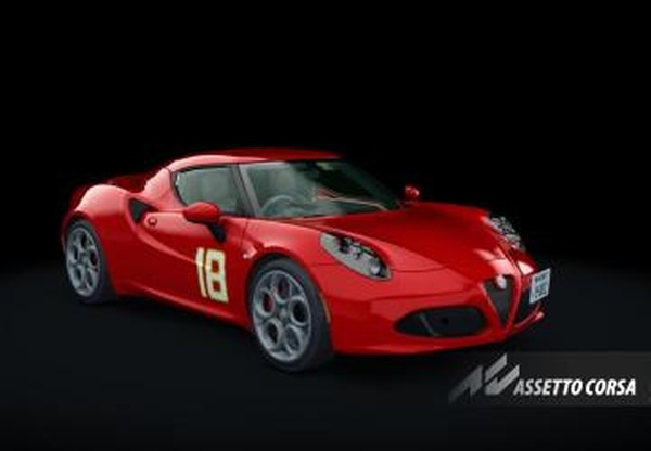 Мод Alfa Romeo 4C MF GHOST Version версия 1.0 для Assetto Corsa