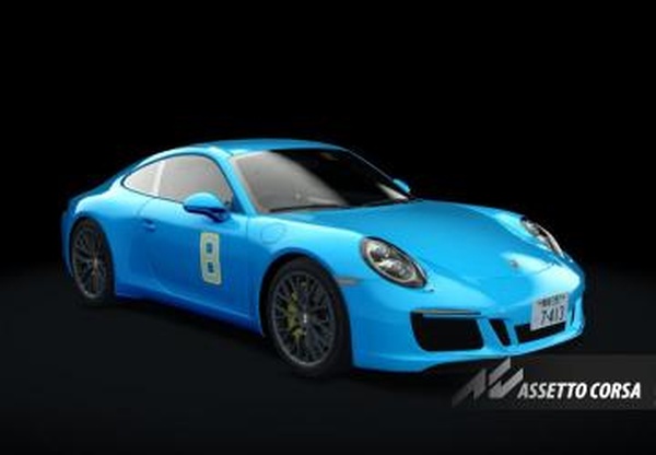 Мод Porsche 911 Carrera GTS MF GHOST Version версия 1.0 для Assetto Corsa