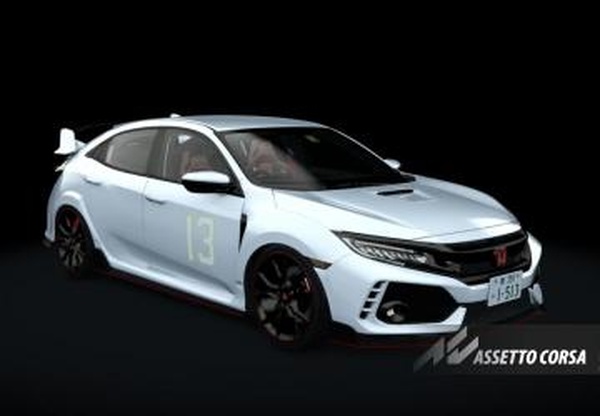 Мод Honda Civic Type-R (FK8) MF GHOST Version vupdated by 101creative 2021 v.0. для Assetto Corsa