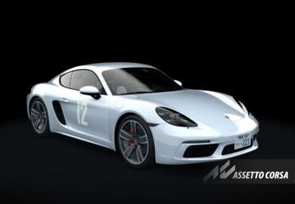 Мод Porsche 718 Cayman S MF GHOST Version версия 1.0 для Assetto Corsa