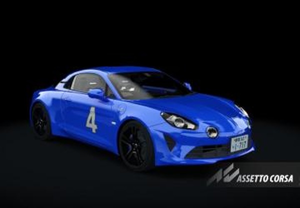 Мод Alpine A110 MF GHOST Version версия 1.0 для Assetto Corsa