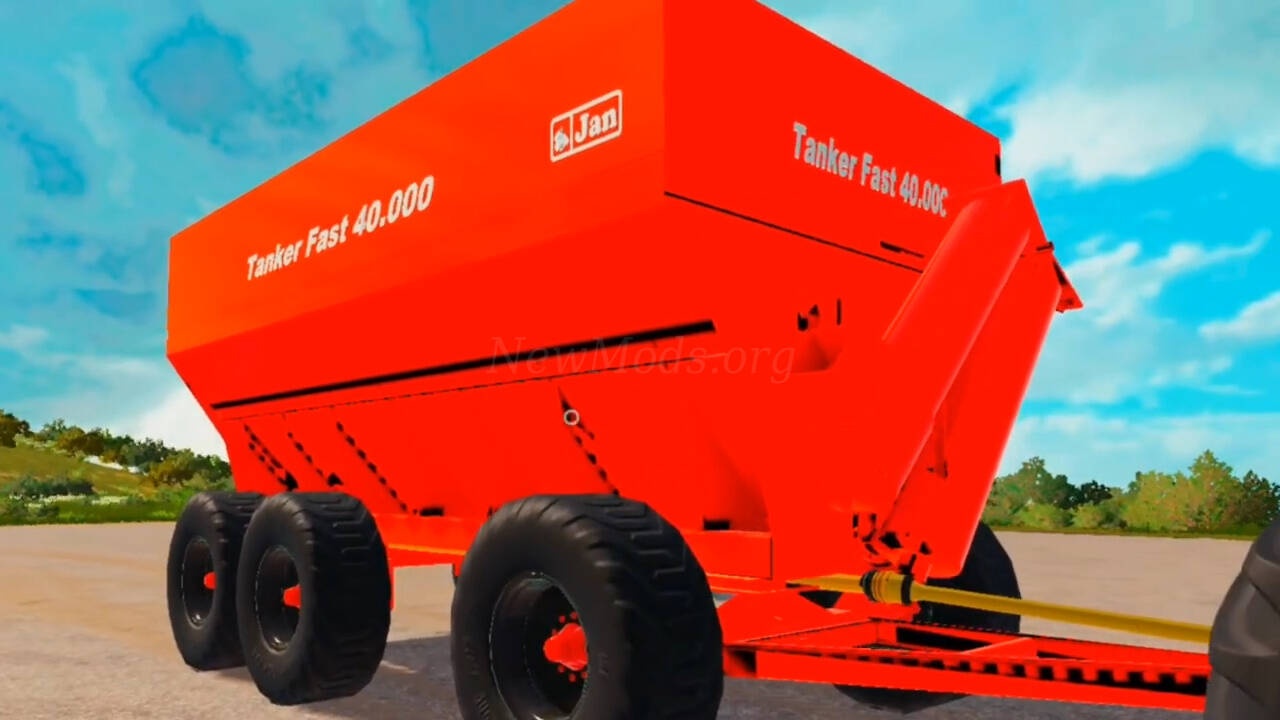 Мод JAN Tanker Fast 40.000 версия 27.03.25 для Farming Simulator 20
