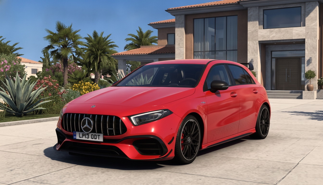 МОД Mercedes AMG A45 S v1.0 ДЛЯ EURO TRUCK SIMULATOR 2
