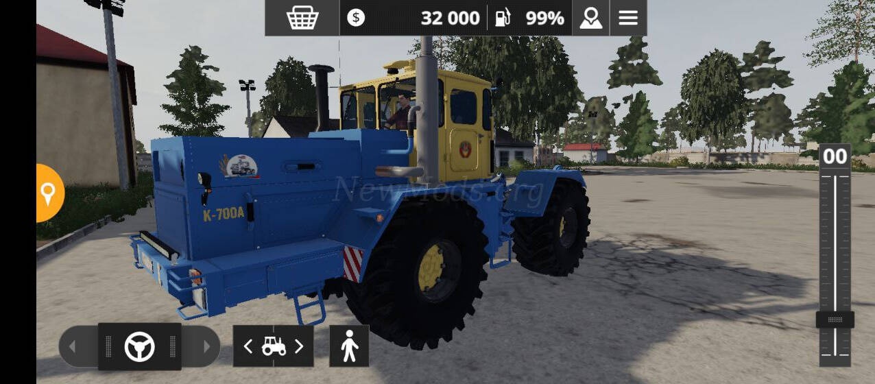 Мод K-700A Blue версия 09.05.25 для Farming Simulator 20