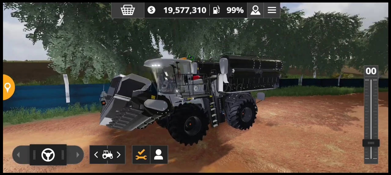 Мод Krone Big M500 Black Edition версия 04.10.24 для Farming Simulator 20