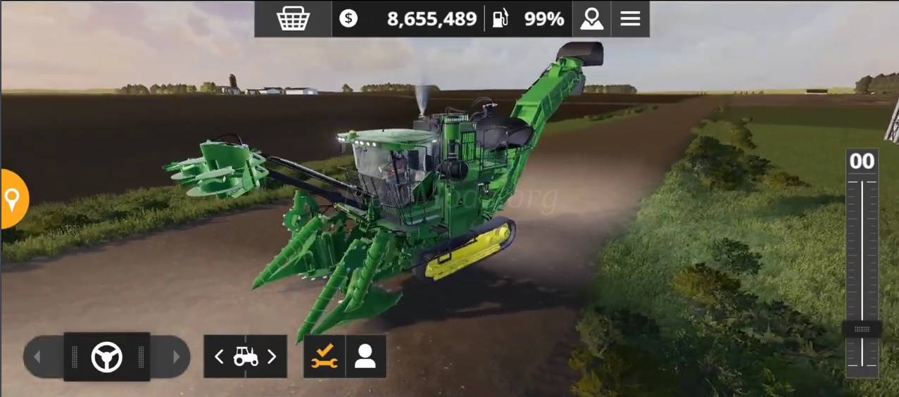 Мод John Deere CH670 версия 06.06.24 для Farming Simulator 20
