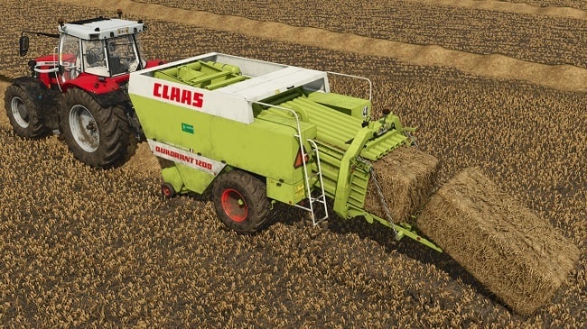 МОД Claas Quadrant 1200 v1.0.0.2 (1.21.x) ДЛЯ FARMING SIMULATOR 2025