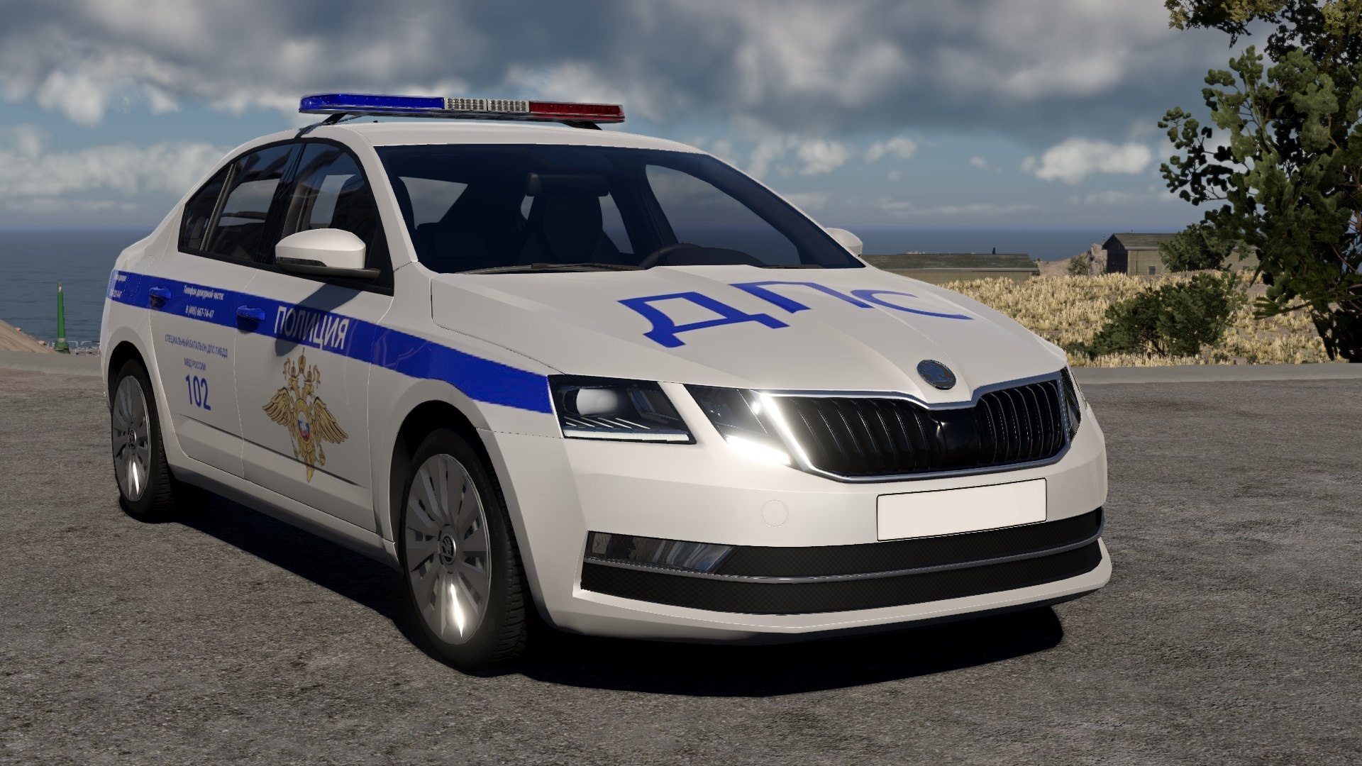 МОД Skoda Octavia III Edit v2.4.1 (0.39.x) ДЛЯ BEAMNG.DRIVE