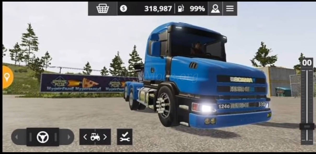 Мод Scania 124G версия 15.07.22 для Farming Simulator 20