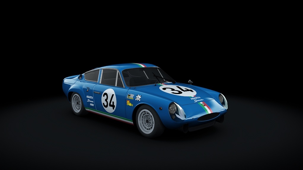 Мод Abarth Simca 2000 GT GTC60 v1.3 для Assetto Corsa