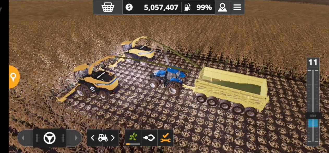 Мод Forage harvester "New Holland" and cutting unit kit версия 10.11.23 для Farming Simulator 20