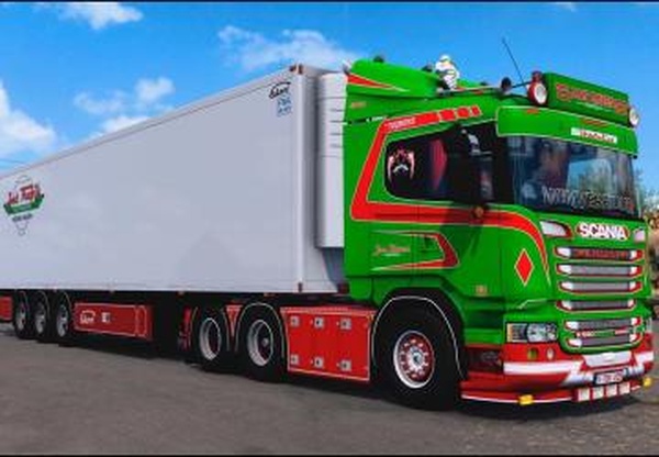 Мод Scania R580 Jan Mues версия 12.0 для Euro Truck Simulator 2 (v1.60.x)