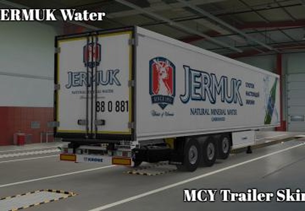Мод Jermuk Water Trailer Skin версия 1.0 для Euro Truck Simulator 2 (v1.60)