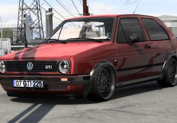 Мод Volkswagen Golf GTI MK2 версия 2.4 для Euro Truck Simulator 2 (v1.60.x, 1.61.x)