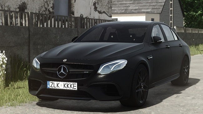 МОД Mercedes-Benz E63S AMG 2018 v1.0.0.8 (1.21.x) ДЛЯ FARMING SIMULATOR 2025