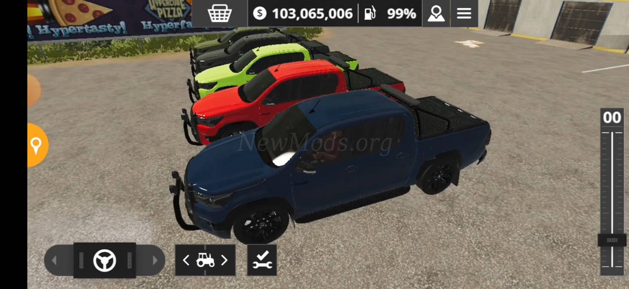 Мод Hilux 2021 Vermelha версия 04.12.22 для Farming Simulator 20