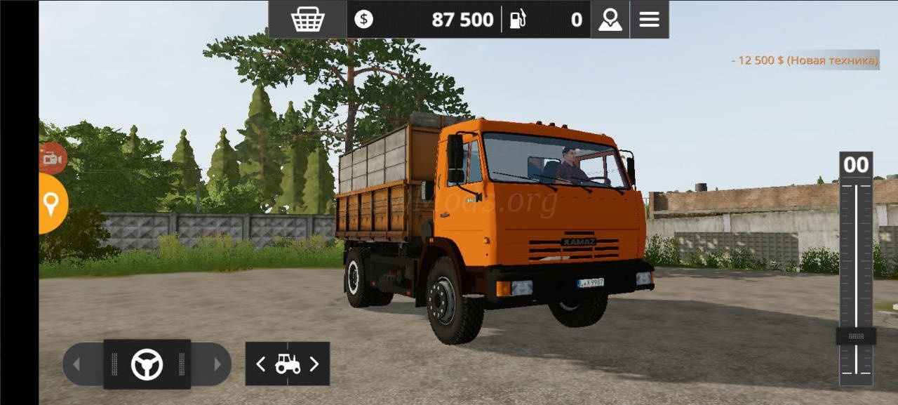 Мод KamAZ 5521 версия 12.01.25 для Farming Simulator 20