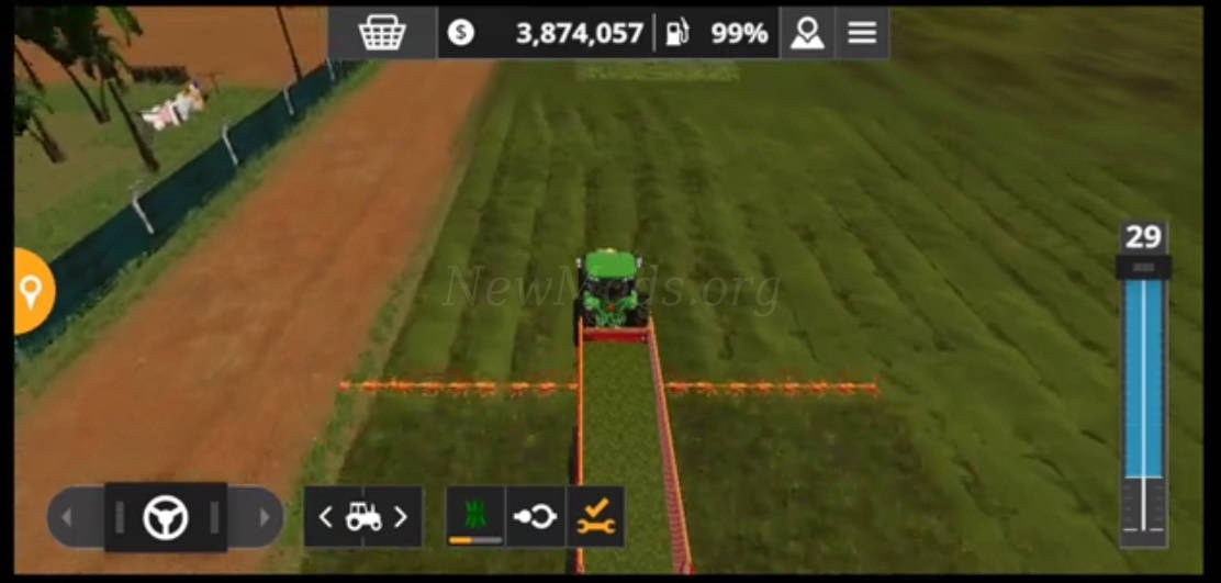 Мод Rapide 8400 Windrower версия 10.11.23 для Farming Simulator 20
