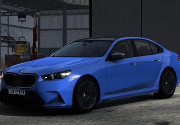 Мод BMW M5 G90 2025 версия 1.5 для American Truck Simulator (v1.60.x, 1.61.x)