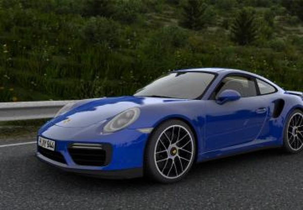 Мод Porsche 911 Turbo S 2016 версия 2.6 для Euro Truck Simulator 2 (v1.60.x, 1.61.x)