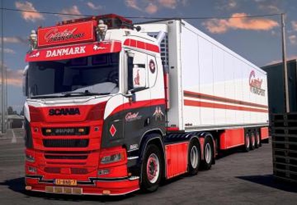 Мод Scania R660 Danmark версия 1.4 для Euro Truck Simulator 2 (v1.60.x)