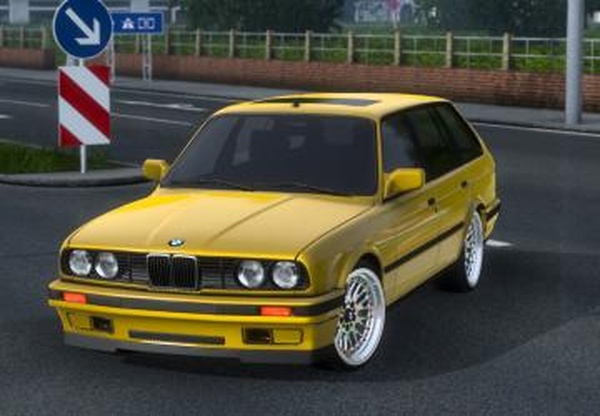 Мод BMW E30 Touring версия 1.7.1 для American Truck Simulator (v1.60.x, 1.61.x)