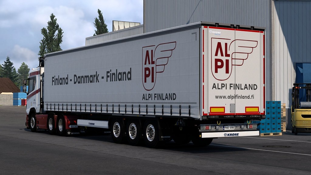 МОД Skinpack for Smaen Krone revived mod v1.1 ДЛЯ EURO TRUCK SIMULATOR 2